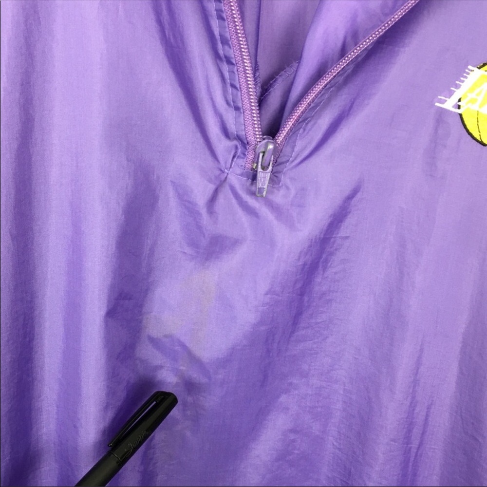 Vintage Lakers Starter Windbreaker XL Jacket Excellent Condition Basketball - Picture 3 of 12